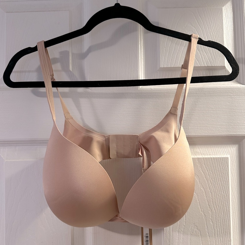NWT Skims ultimate collection teardrop push-up plunge bra mica nude - 34DD